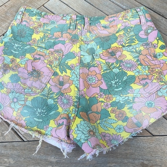 Wild Fable Floral Cut Off Shorts - Picture 2 of 6